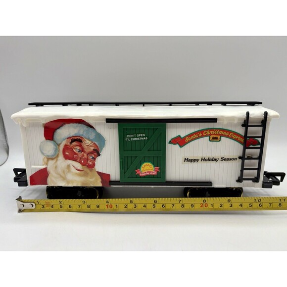 NEW BRIGHT Santa's Christmas Express Train Boxcar 1990 G SCALE Replacement - Picture 4 of 5